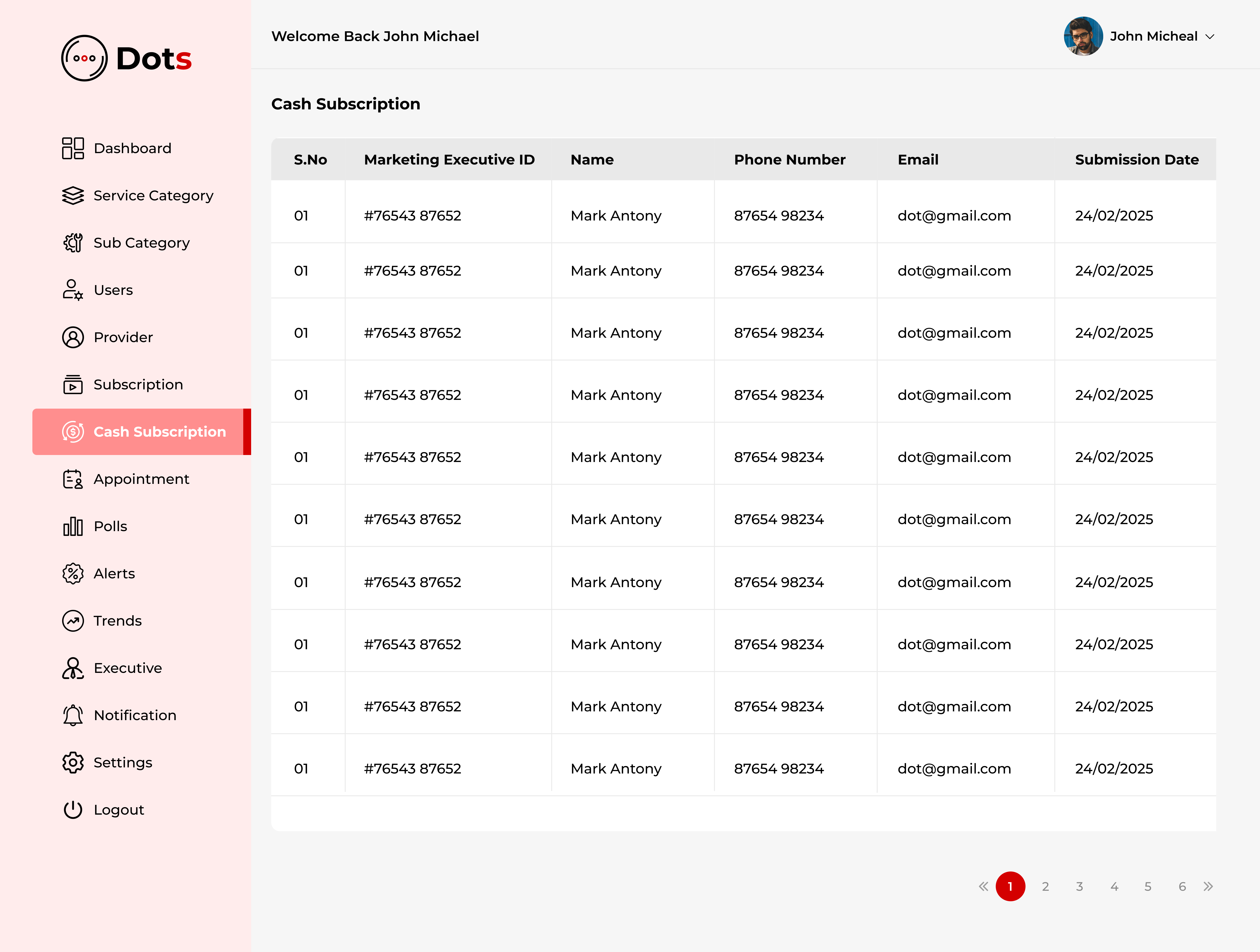 Dots Web App