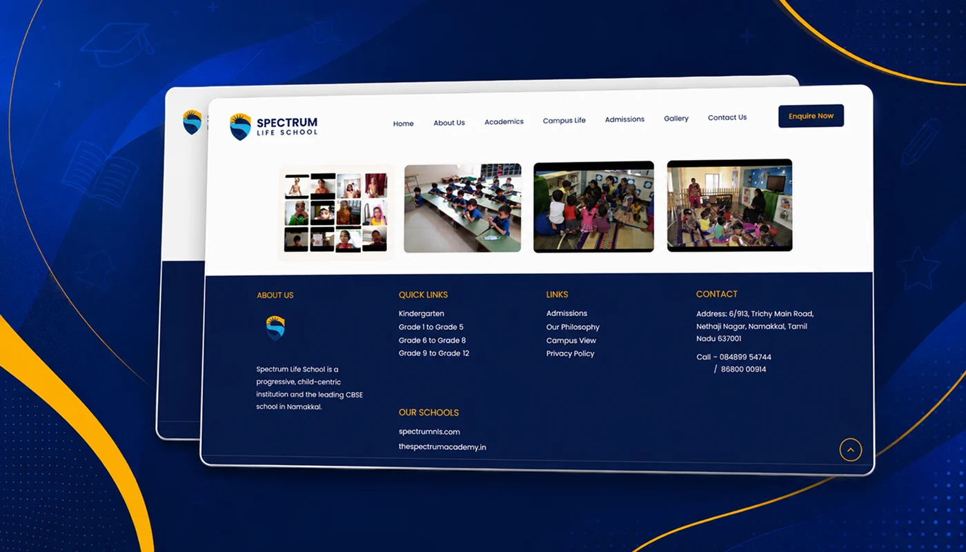 Spectrum Life School Banner