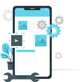 Why choose us - call to action vector image