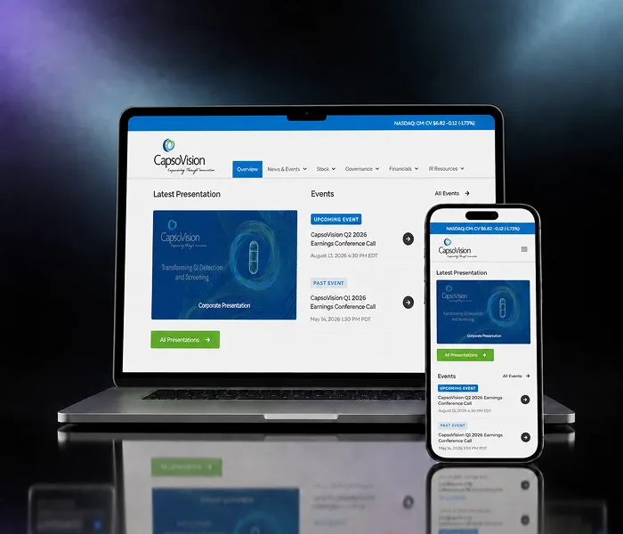 CapsoVision Portal Interface